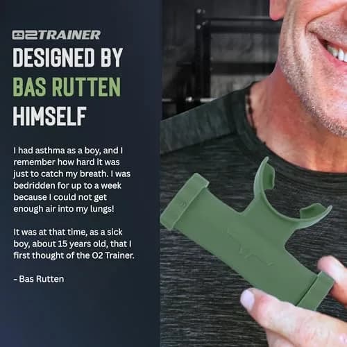 O2Trainer Breathing Muscle Training Device, Green | Improve Lung Endurance & Performance thumbnail 9