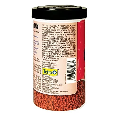 Tetra Cichlid Floating Pellets 6 Oz | Nutritionally Balanced Fish Food for Top & Mid-Water Feeders thumbnail 3