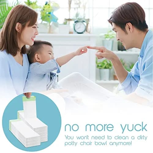 Tidy Tots Disposable Potty Chair Liners Value Pack 32 Count | Leak-Proof & Universal Fit thumbnail 5