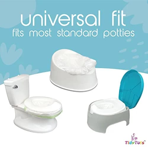 Tidy Tots Disposable Potty Chair Liners Value Pack 32 Count | Leak-Proof & Universal Fit thumbnail 6