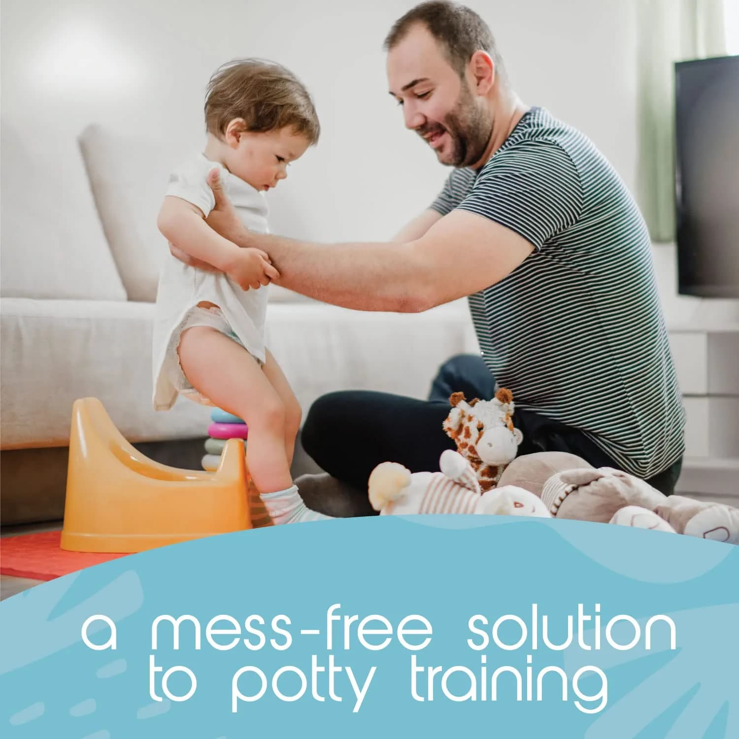 Tidy Tots Disposable Potty Chair Liners Value Pack 32 Count | Leak-Proof & Universal Fit - view 4
