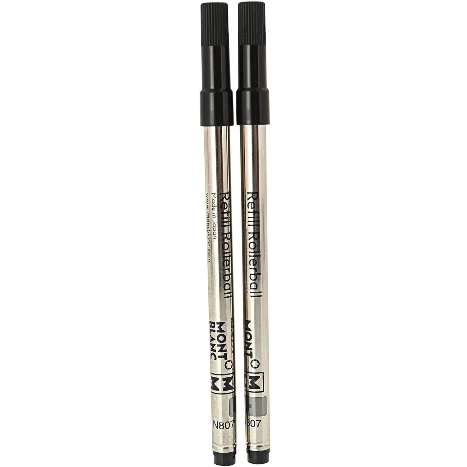 MONTBLANC Rollerball Refills M Mystery Black (2-Pack) | Smooth Writing Experience - main product image