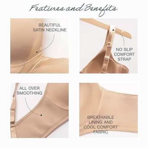 PLAYTEX Womens 18 Hour Silky Soft Wireless Bra | Support & Comfort, Full Coverage, 40B US thumbnail 4