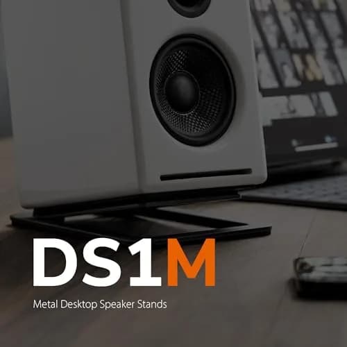 Audioengine DS1M Metal Speaker Stands Pair – Desktop Speaker Stands | Elevate & Damp Vibrations thumbnail 8