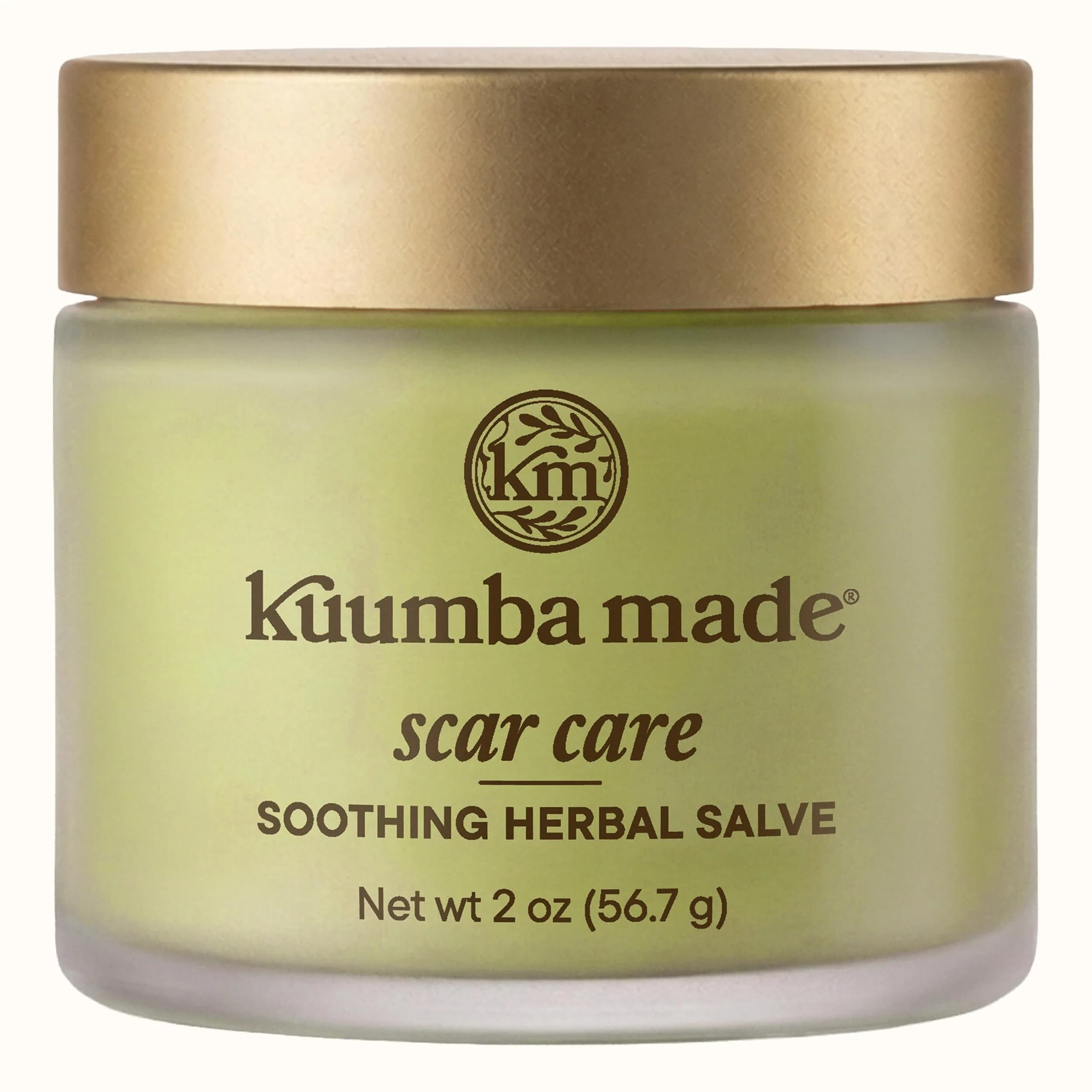 Kuumba Made Scar Care Salve, Herbal Balm with Comfrey & Calendula, 1 Oz | Supports Skin Regeneration & Scar Appearance — 2 Ounce