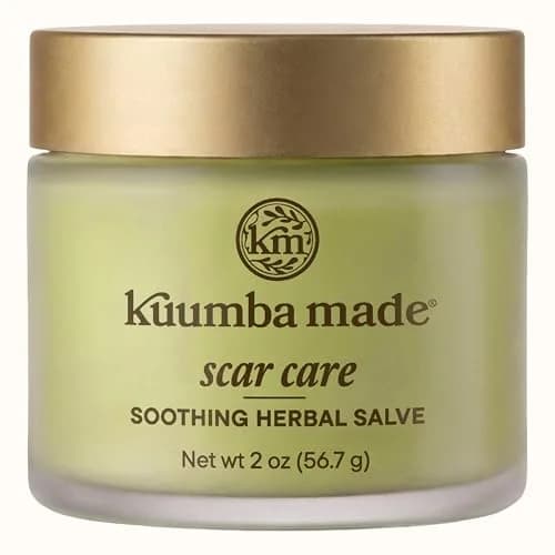 Kuumba Made Scar Care Salve Herbal Balm with Comfrey & Calendula 2 Oz | Supports Skin Renewal & Discoloration thumbnail 1