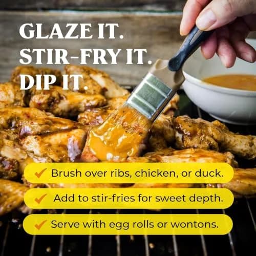 Saucy Susan Peach Apricot Original Sauce 9.5 oz | Sweet & Tangy Blend for Glazing & Dipping thumbnail 4