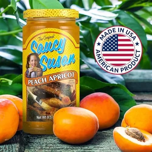 Saucy Susan Peach Apricot Original Sauce 9.5 oz | Sweet & Tangy Blend for Glazing & Dipping thumbnail 7