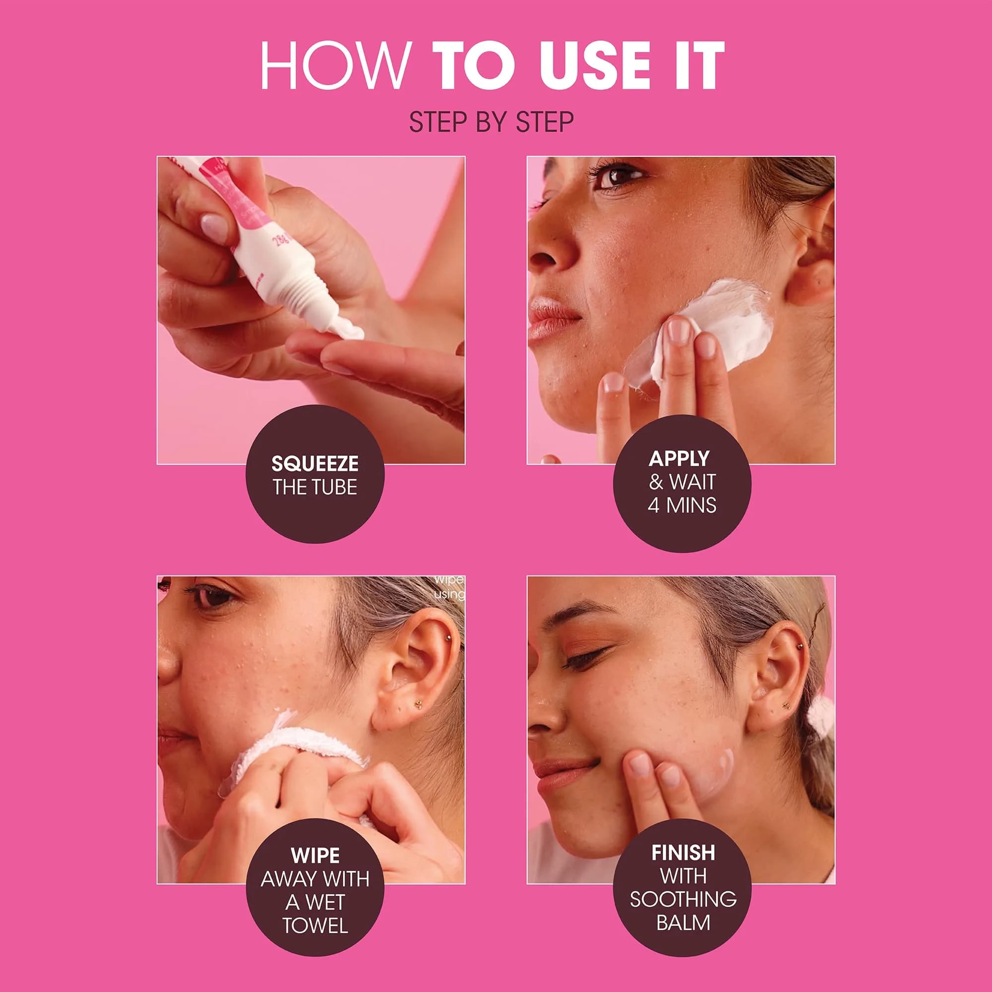 Nad's Gentle & Soothing Facial Hair Removal Cream for Women - Sensitive Depilatory Cream 28ml (0.99 Oz) | Painless Hair Removal for Face, Chin & Upper Lip - view 3