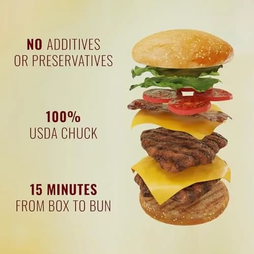 BUBBA Burger Premium Original Turkey Burger Patties 2lb | Gluten-Free, High-Protein, Frozen thumbnail 13