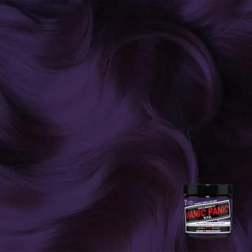 MANIC PANIC Semi Permanent Purple Hair Dye, Deadly Nightshade, 4 oz | Vibrant, Long-Lasting Color for DIY & Salon thumbnail 2