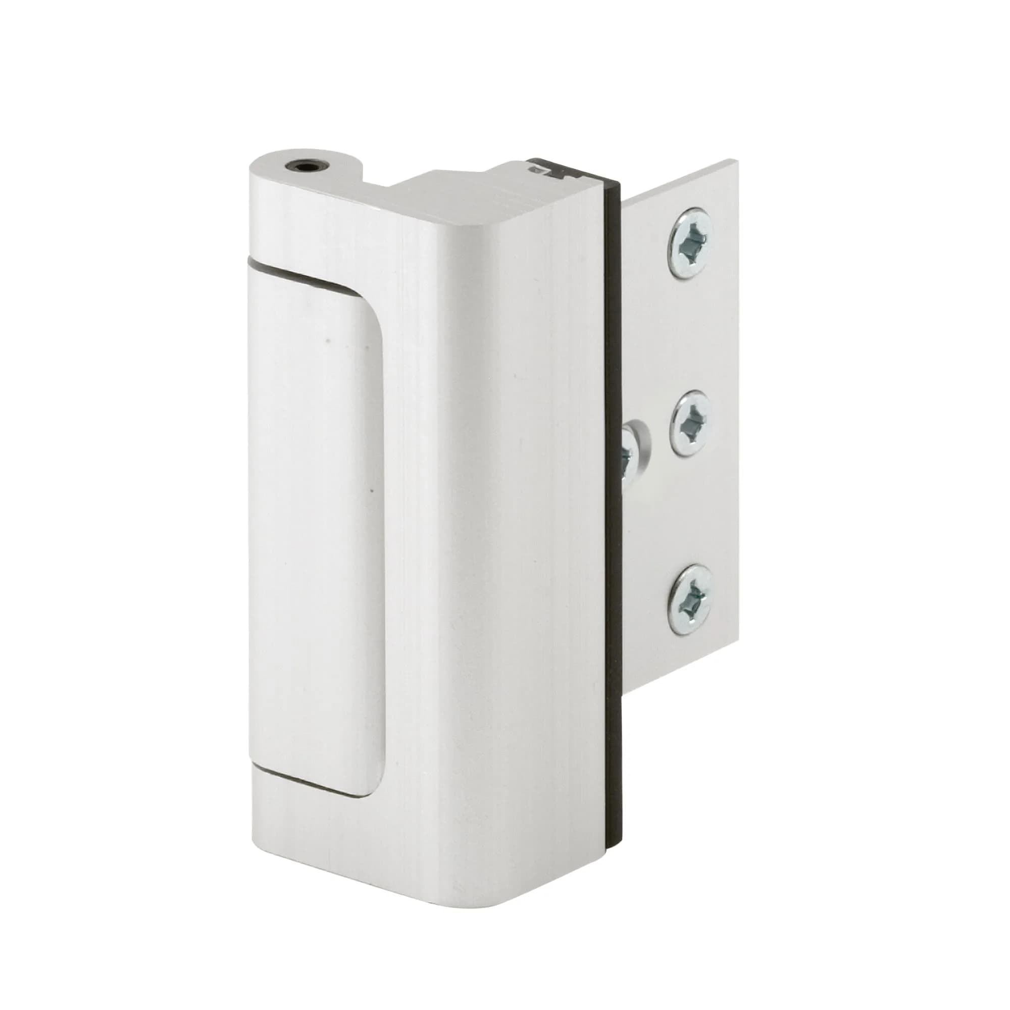 PRIME-LINE U 10827 Door Reinforcement Lock 7.6 cm (3 In.) | Heavy Duty Security Stop for Swing-In Doors