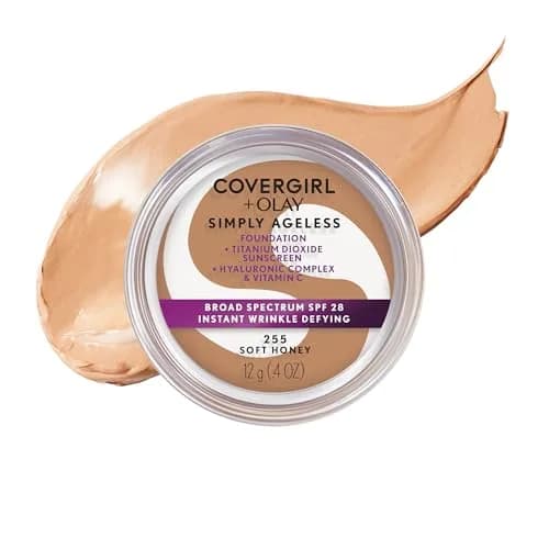 COVERGIRL Simply Ageless Foundation SPF 28 0.4oz | Hyaluronic & Vitamin C for Youthful Skin thumbnail 1