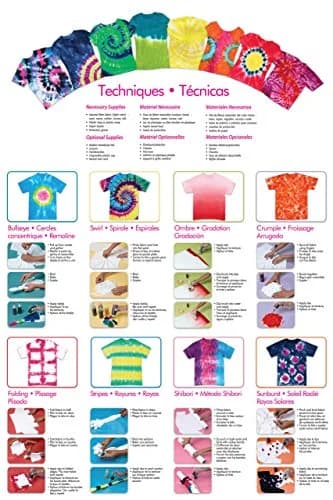Tulip One-Step Tie-Dye Kit 5 Color Ultimate, 156 g (5.5 oz) | Permanent Fabric Dye for Cotton, Rayon, Silk thumbnail 3