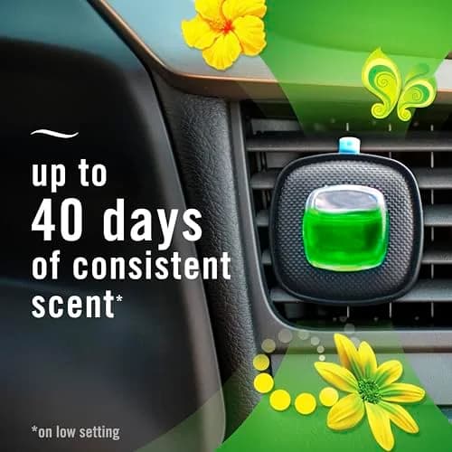 Febreze Car Vent Clip Odor Fighter 8 Count | Gain Original Scent, 0.06 Fl Oz (Pack of 8) thumbnail 4