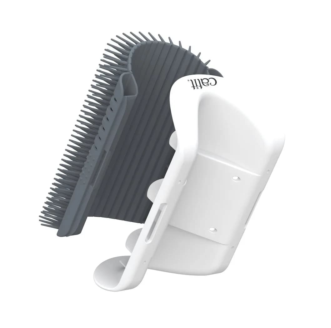 Catit Senses 2.0 Self Groomer Brush with Catnip Pouch | All Hair Types