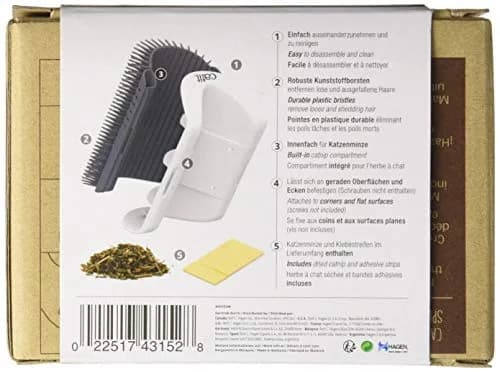 Catit Senses 2.0 Self Groomer Brush with Catnip Pouch | All Hair Types thumbnail 4