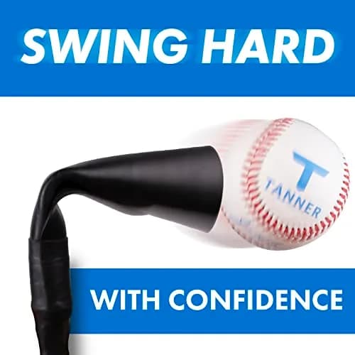 TANNER The Original Batting Tee – Adjustable Baseball & Softball Tee, Steel Shaft, Composite Base, Rubber Top, 26"-43" thumbnail 7
