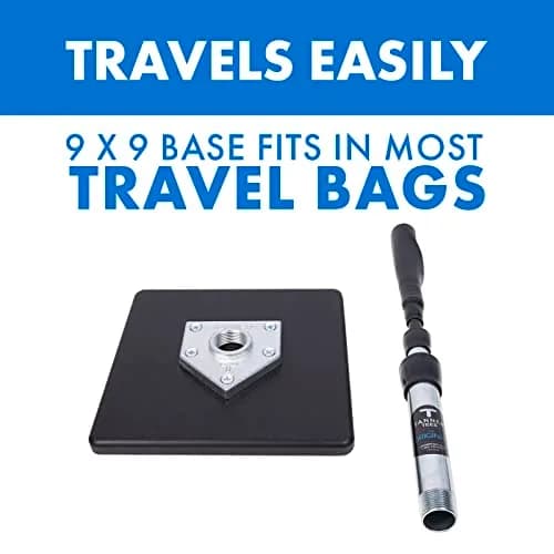 TANNER The Original Batting Tee – Adjustable Baseball & Softball Tee, Steel Shaft, Composite Base, Rubber Top, 26"-43" thumbnail 8