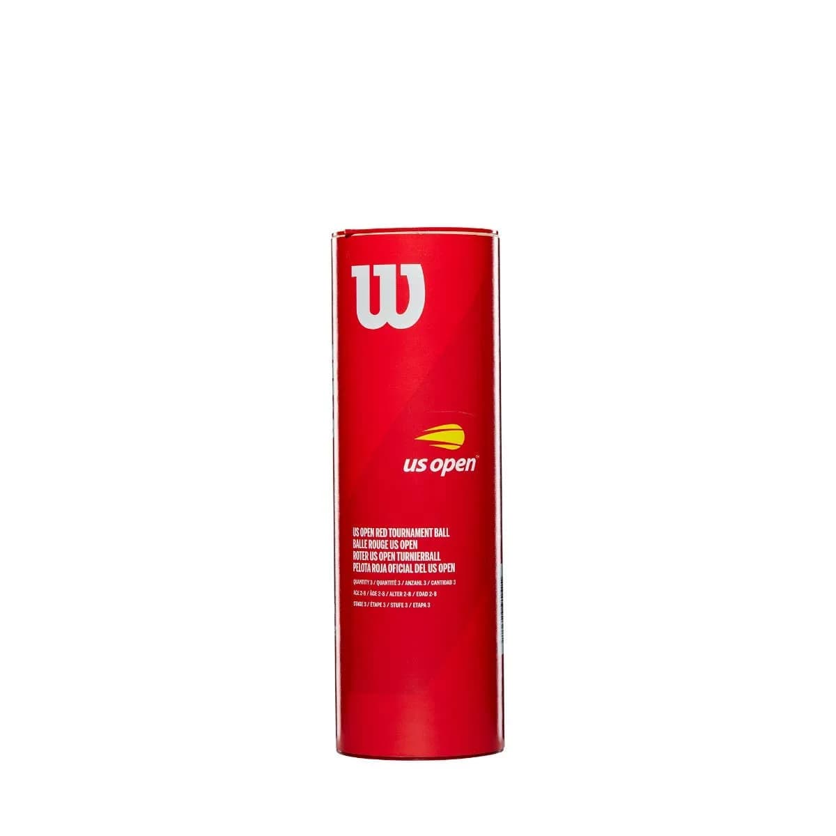 WILSON US Open Tournament Tennis Balls, Red (3 Balls, 272g) | USTA & ITF Approved for Recreation