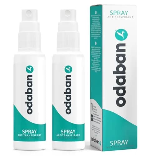 Odaban Antiperspirant Deodorant Spray 60ml (2 x 30ml) | Long-Lasting Odor & Sweat Protection thumbnail 1