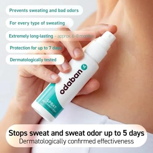 Odaban Antiperspirant Deodorant Spray 60ml (2 x 30ml) | Long-Lasting Odor & Sweat Protection thumbnail 2