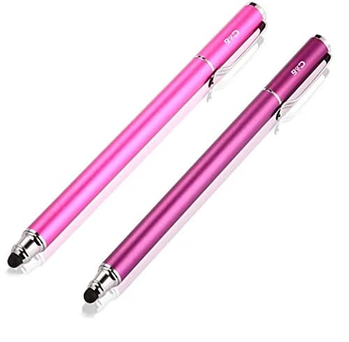 Bargains Depot 2 Pcs Input Pen 5.5" | Small Tip Series, Purple/Pink thumbnail 2