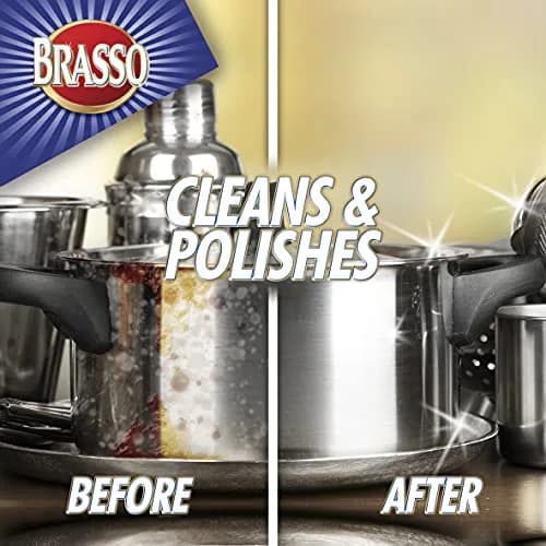 Brasso Multi-Purpose Metal Polish 235ml (8 fl oz) | Cleans & Shines Brass, Copper, Steel thumbnail 7