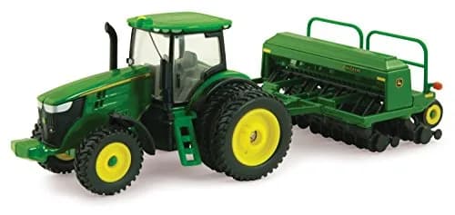 ERTL John Deere 7215R Tractor Grain Drill Toy 195 g (6.88 oz) | Authentic Die-Cast Replica for Kids Ages 3+ thumbnail 1