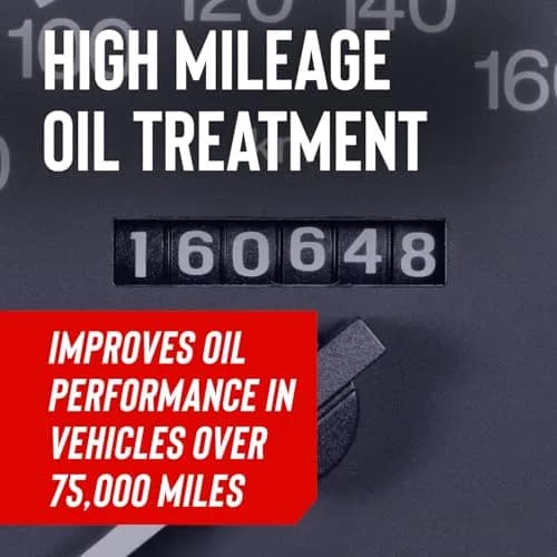 STP High Mileage Oil Treatment + Stop Leak 443ml (15 Fl Oz) | Protects Engines Over 75,000 Miles thumbnail 2