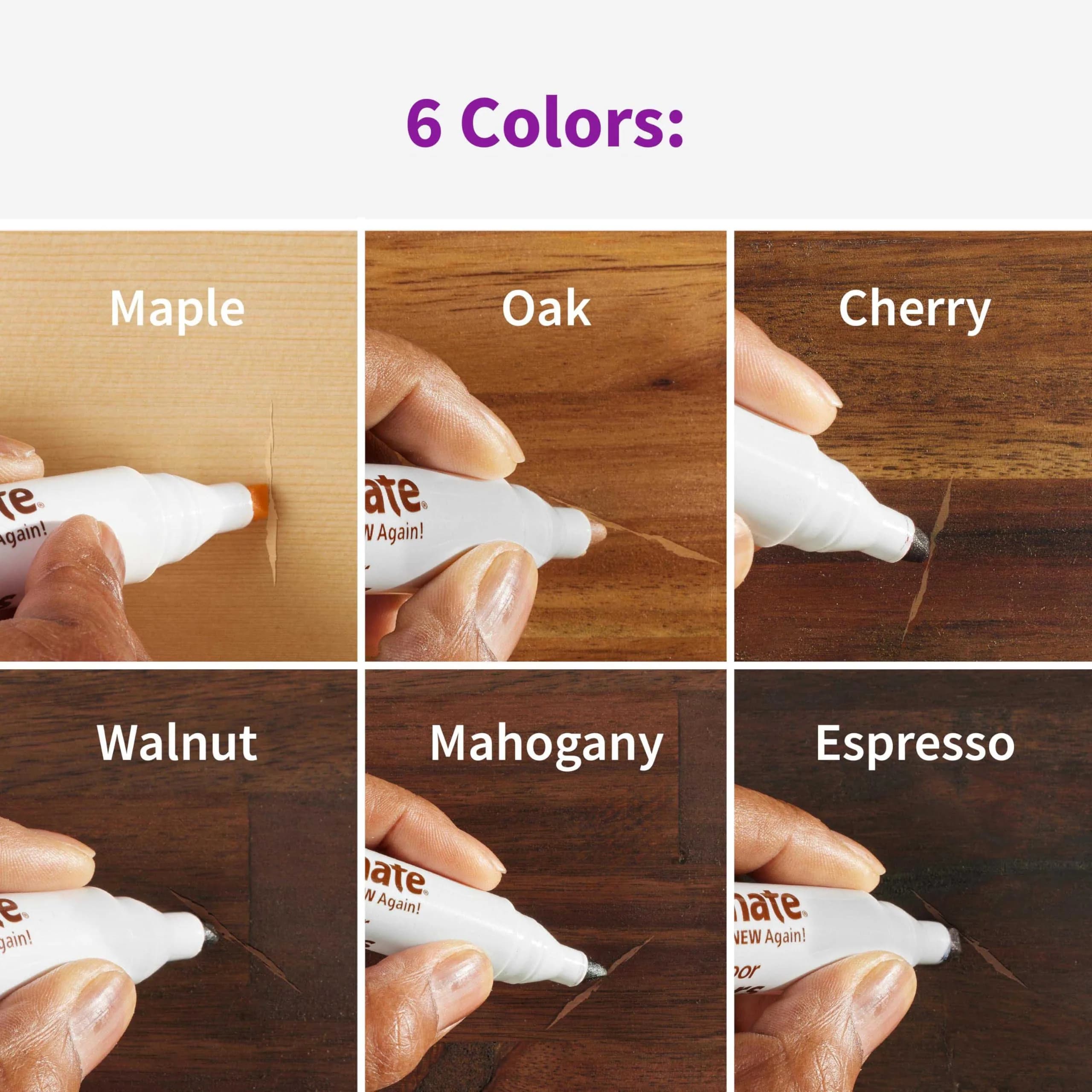 Rejuvenate Exact Match Brown Wood Furniture & Floor Repair Marker | Covers Scratches, Scuffs, and Damage - view 4