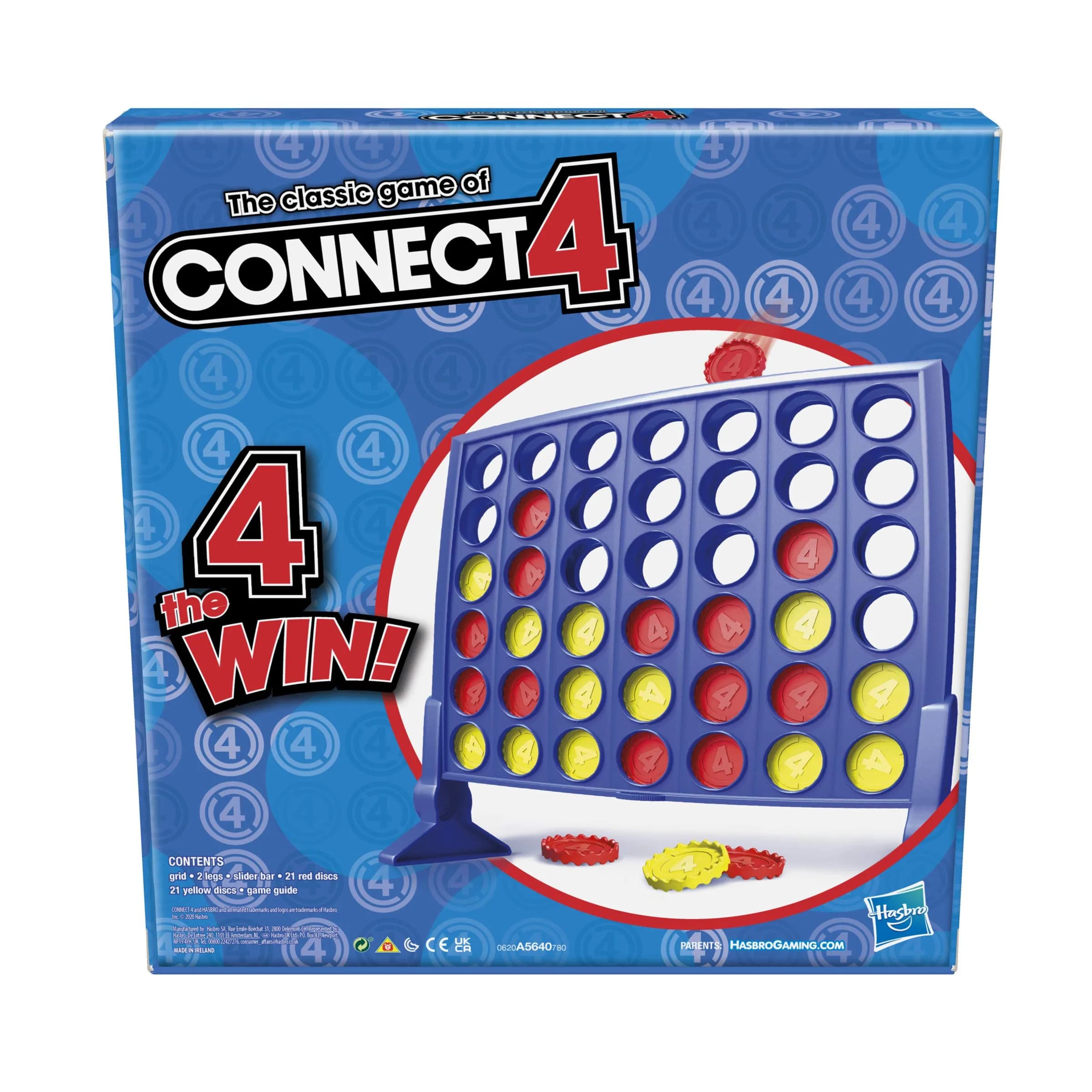 Connect 4 Classic Grid Board Game | Hasbro Gaming Strategy Game for Kids and Families - view 3