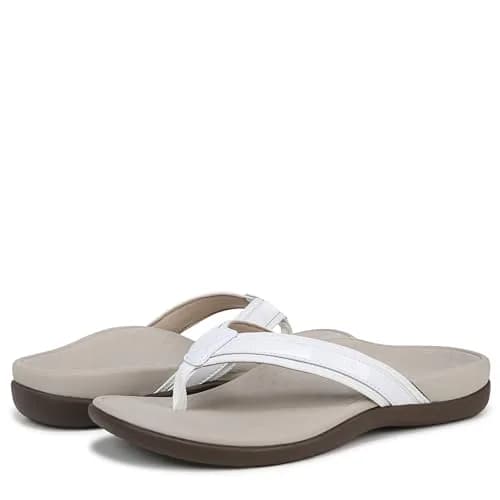 VIONIC Women's Tide II Flip-Flop Sandal White 7 B(M) US (2.54 cm Heel) | Arch Support for All-Day Comfort thumbnail 7