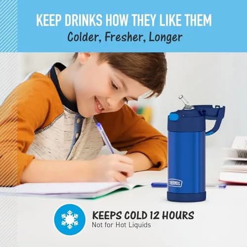 THERMOS FUNTAINER Water Bottle with Straw, 12oz (355ml) | Keeps Drinks Cold for 12 Hours thumbnail 5