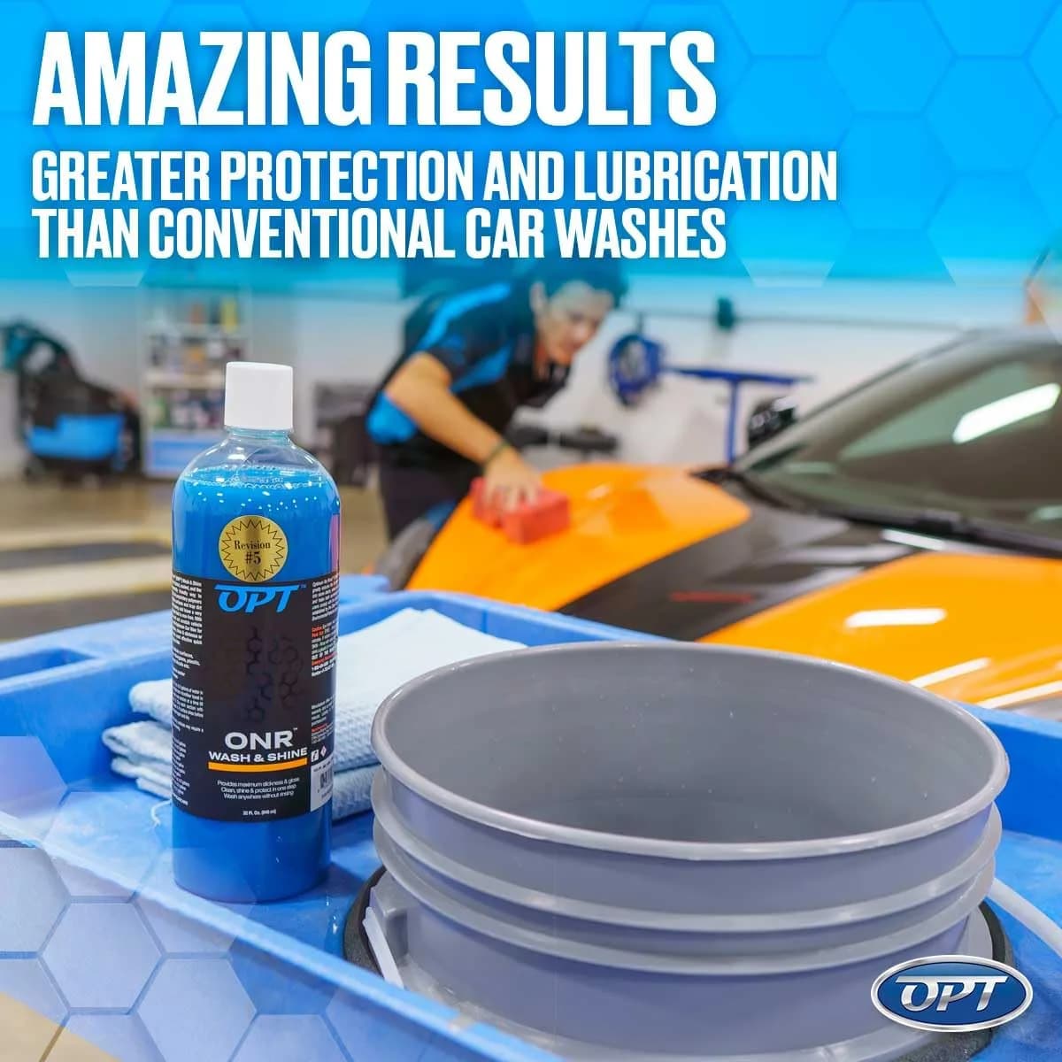 Optimum No Rinse Wash and Shine Version 5 - ONR Rinseless Car Wash Soap 236ml (8 Fl Oz) | Cleans, Shines, Protects All Surfaces - view 6