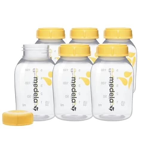 Medela 5oz Breast Milk Storage Bottles | Leak-Proof BPA-Free 6 Pack thumbnail 1