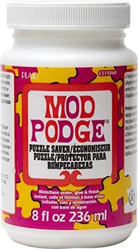 Mod Podge Puzzle Saver Glue 236ml (8 Fl Oz) | Dries Clear, Non-Toxic, Water-Based — 8 Fl Oz