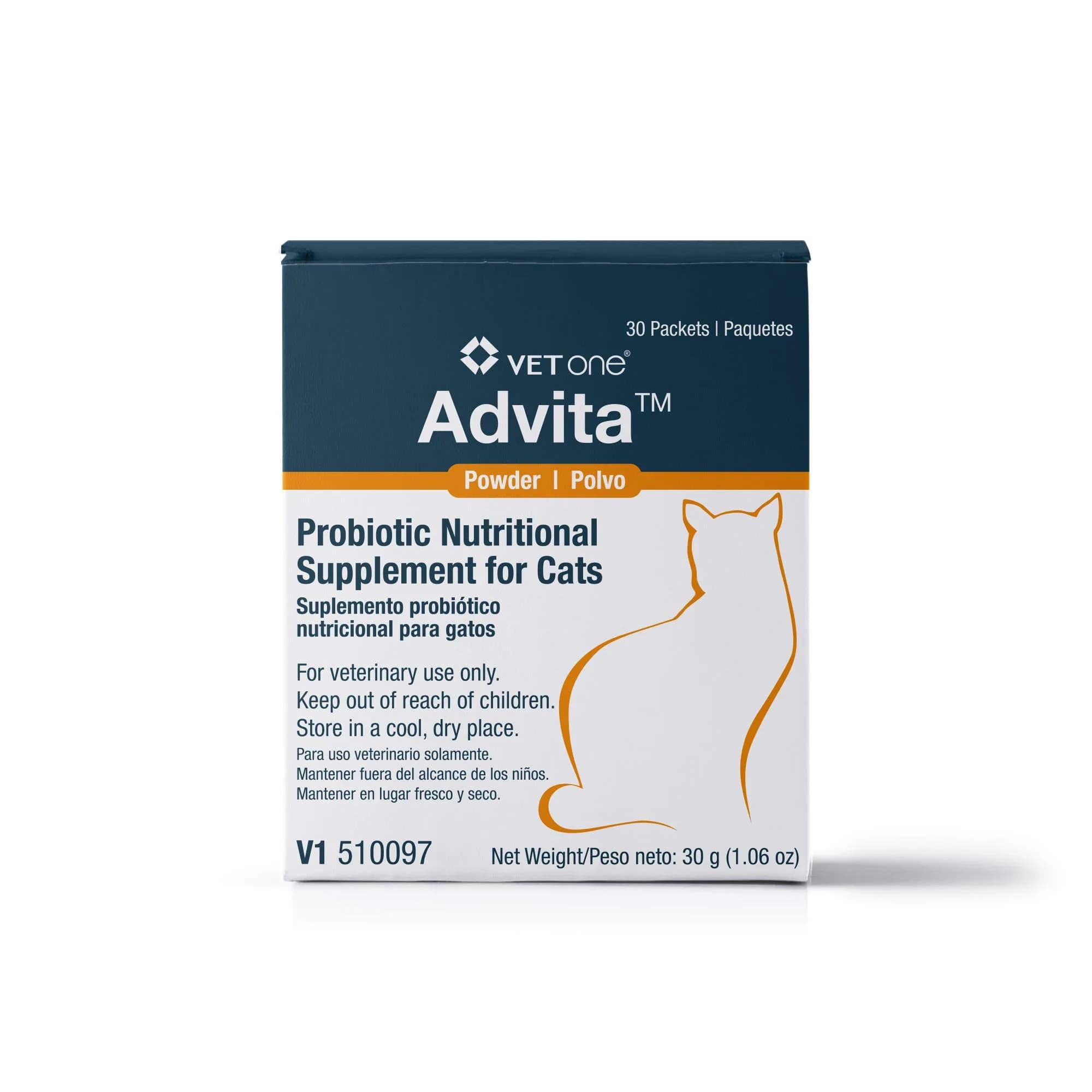 Vet One Advita™ Probiotic Powder for Cats 1g Packets | Supports Digestion & Immunity
