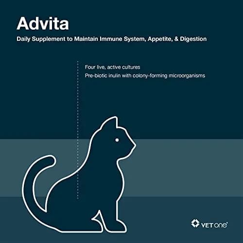 Vet One Advita™ Probiotic Powder for Cats 1g Packets | Supports Digestion & Immunity thumbnail 2