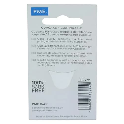 PME JEM Cupcake/Doughnut Filler Tube Nozzle #232 | Stainless Steel Piping Tip for Filling thumbnail 6