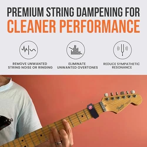 Gruv Gear Fret Wrap & Guitar Mute MTD Edition, 3 Pack Medium | Eliminates Unwanted String Noise Instantly thumbnail 3