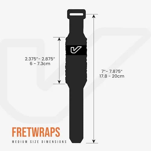 Gruv Gear Fret Wrap & Guitar Mute MTD Edition, 3 Pack Large | Eliminates Unwanted String Noise Instantly thumbnail 9