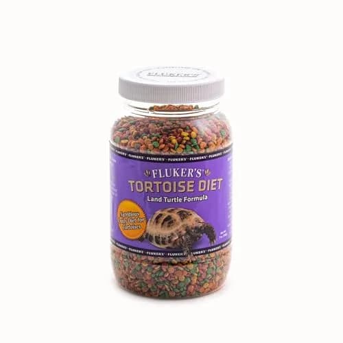 Fluker's Premium Tortoise Diet Small Pellet Food 198 g (7 oz) | Balanced Nutrition for All Tortoises & Box Turtles thumbnail 1