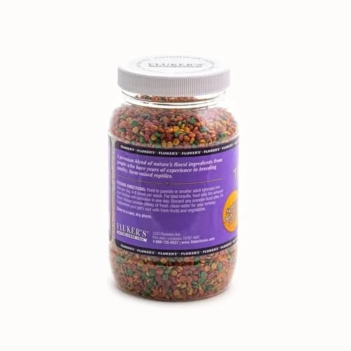 Fluker's Premium Tortoise Diet Small Pellet Food 198 g (7 oz) | Balanced Nutrition for All Tortoises & Box Turtles thumbnail 2