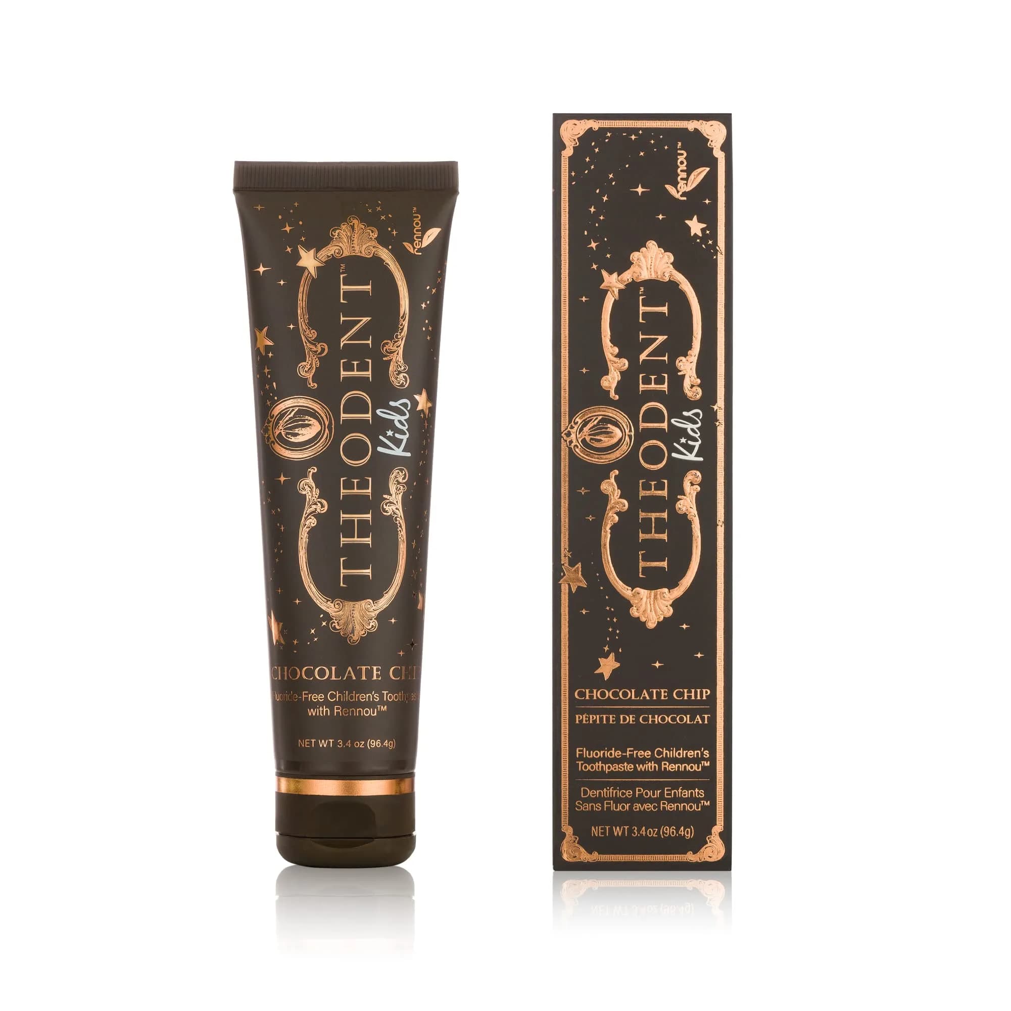 Theodent Kids Toothpaste Chocolate Chip 96.4g (3.4 oz) | Fluoride-Free Enamel Repair