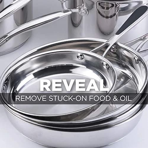 Weiman Stainless Steel Sink & Pots Cleaner Polish 237ml (8 Fl Oz) | Streak-Free Shine for Cookware & Sinks thumbnail 4