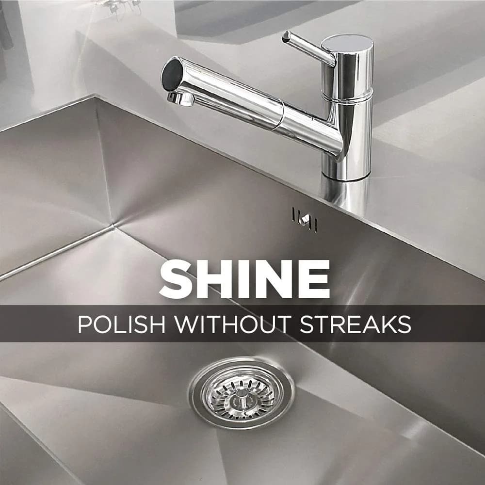 Weiman Stainless Steel Sink & Pots Cleaner Polish 237ml (8 Fl Oz) | Streak-Free Shine for Cookware & Sinks - view 5
