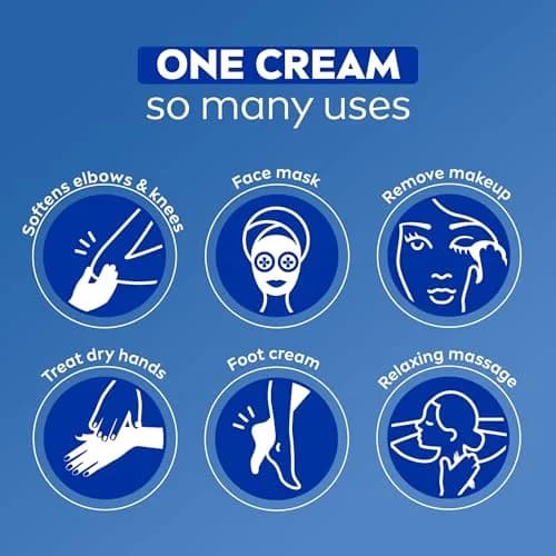 NIVEA Creme Intensive Moisturizing Cream for Face, Body & Hands 13.5 Oz (380g) | Classic Rich Formula for Dry Skin thumbnail 8