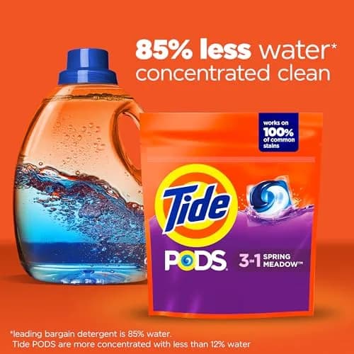 Tide Pods Laundry Detergent Spring Meadow 35 Count | Powerful Cleaning for Indian Households thumbnail 8