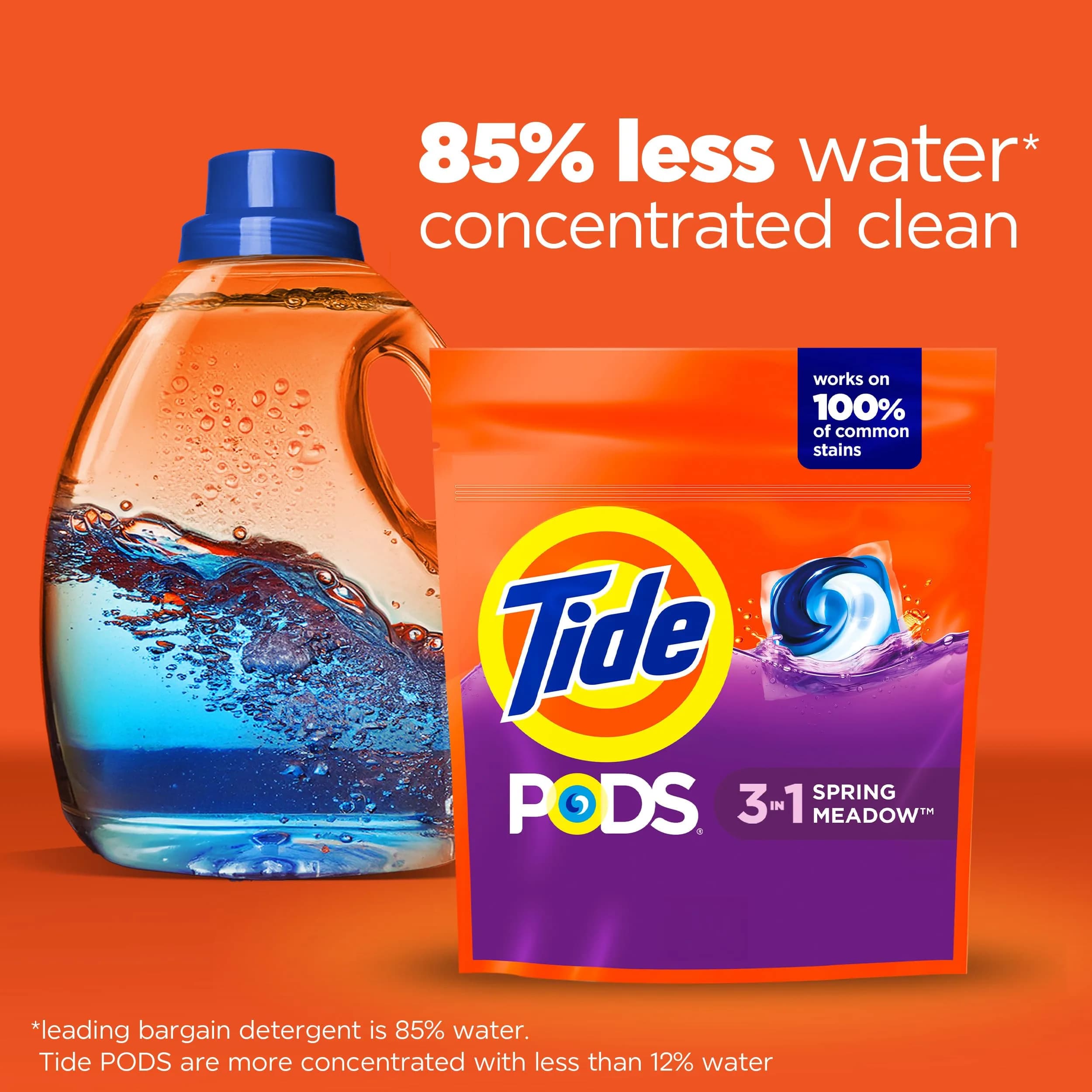 Tide Pods Laundry Detergent Spring Meadow 35 Count | Concentrated Formula for Indian Households - view 8